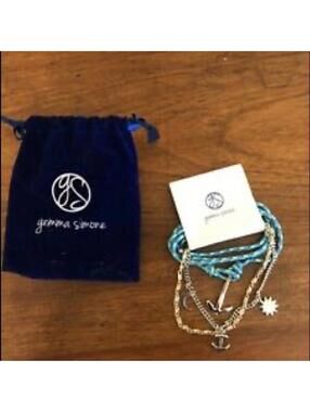 Gemma Stone voyage ankle bracelet and wrap bracelet set NWT